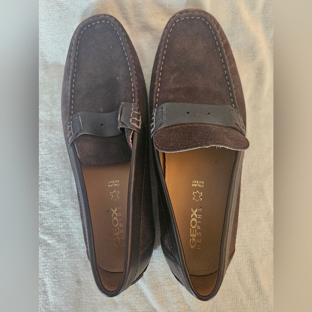 Geox Respira men's suede loafer
